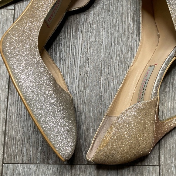 Chinese Laundry By Kristin Cavallari Formal Pointed Toe Heel Sparkly Gold Silver - Picture 14 of 16